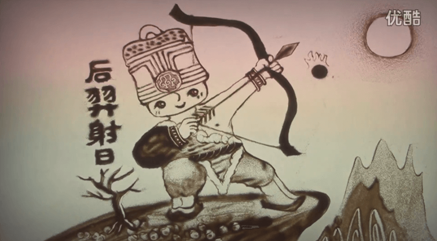 中秋節(jié)宣傳片，沙畫中秋節(jié)宣傳片
